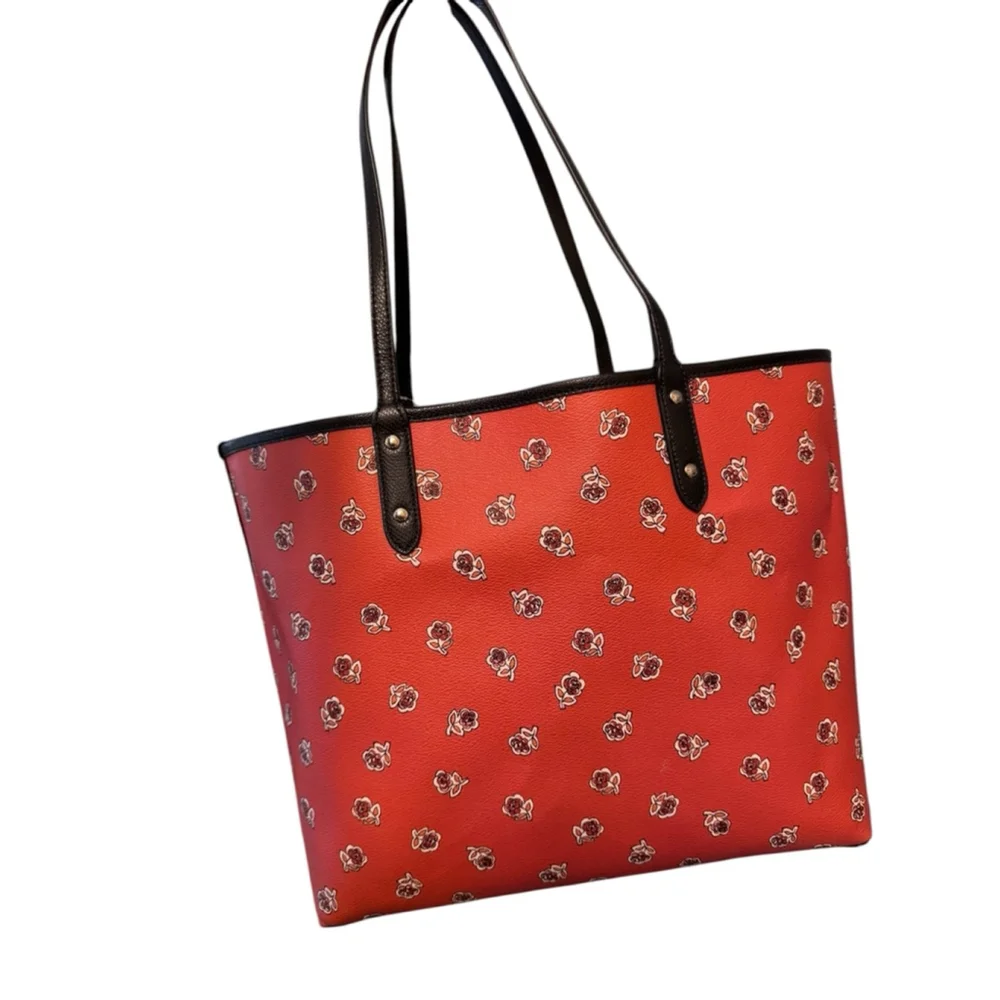 Coach City Tote With Ladybug Floral Print Reversible - Picture 5 of 16